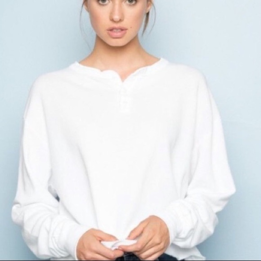 Brandy Melville White Long-sleeve